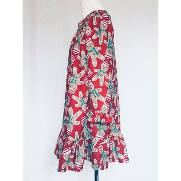 GYMBORee Girls 5/6 Gingerbread Cookie Nightgown - Picture 2 of 6